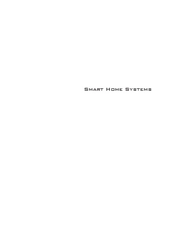 Smart Home Systems Edited By Mahmoud A Alqutayri
