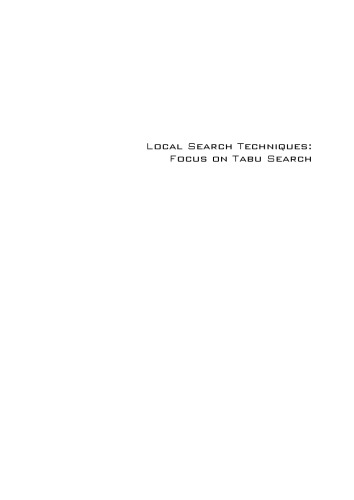 Tabu Search Edited By Wassim Jaziri
