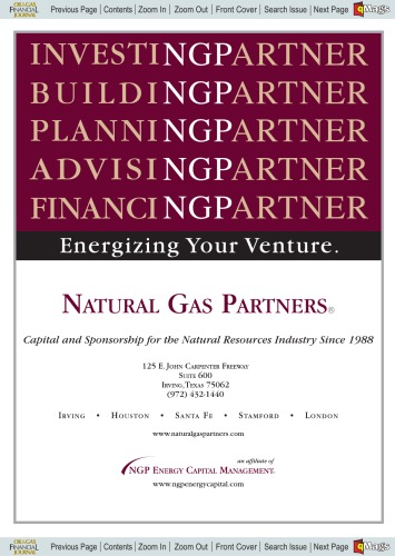 Oil Gas Financial Journal March 2011 8 3 Oil Gas Financial Journal Volume 8