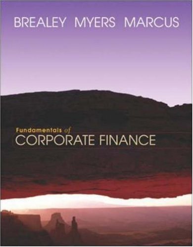 Selected Materials From Fundamentals Of Corporate Finance 3rd Edition 4th Edition Stewart C Myers