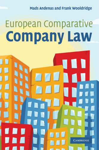 European Comparative Company Law Mads Andenas Frank Wooldridge