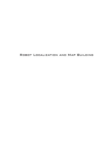 Robot Localization And Map Building Hanafiah Yussof Ed