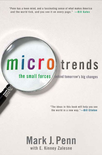 Microtrends The Small Forces Behind Tomorrows Big Changes Mark Penn