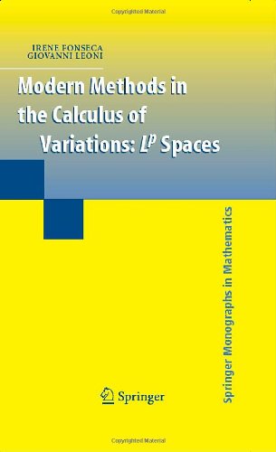Modern Methods In The Calculus Of Variations Lp Spaces 1st Edition Irene Fonseca