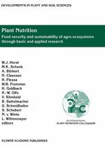 Plant Nutrition Food Security And Sustainability Of Agroecosystems Through Basic And Applied Research 1st Edition M Van Noordwijk Auth