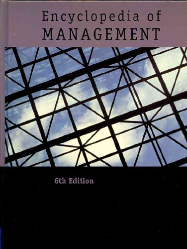 Encyclopedia Of Management 6th Edition Gale
