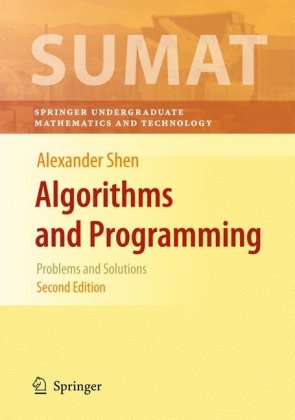 Algorithms And Programming Problems And Solutions 2nd Edition Alexander Shen