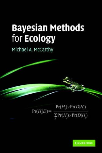 Bayesian Methods For Ecology 1st Edition Michael A Mccarthy