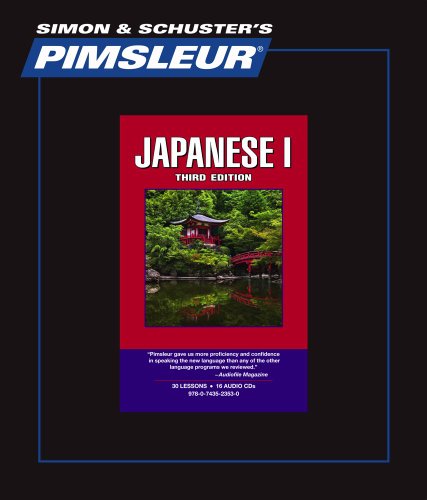 Japanese I Comprehensive Learn To Speak And Understand Japanese With Pimsleur Language Programs 30 Lessons Notes Pimsleur