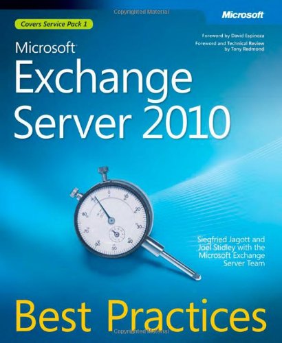 Microsoft Exchange Server 2010 Best Practices Best Practices Microsoft 1st Edition Siegfried Jagott