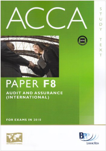 Acca F8 Audit And Assurance Int Study Text Bpp Learning Media