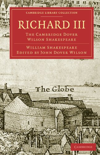 Richard Iii The Cambridge Dover Wilson Shakespeare 29 1st Edition William Shakespeare