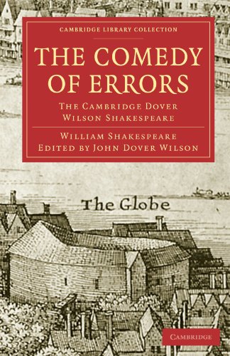 The Comedy Of Errors 2nd Edition William Shakespeare John Dover Wilson