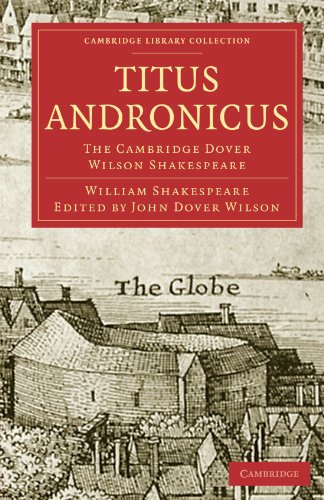 Titus Andronicus 1st Edition William Shakespeare John Dover Wilson