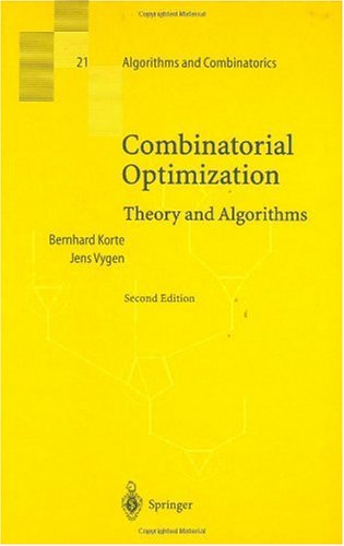 Combinatorial Optimization Theory And Algorithms 2nd Bernhard H Korte