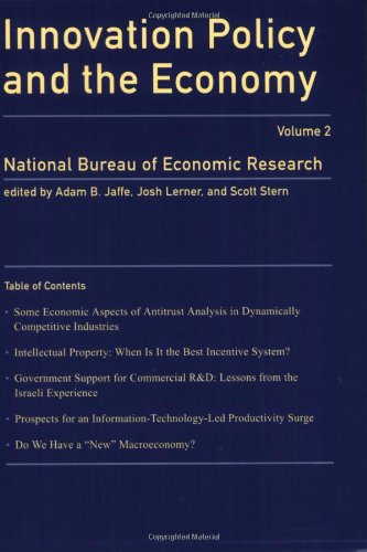 Innovation Policy And The Economy Vol 2 Adam B Jaffe Josh Lerner