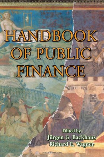 Handbook Of Public Finance 1st Edition J Backhaus