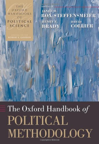 The Oxford Handbook Of Political Methodology Oxford Handbooks Of Political Science Janet M Boxsteffensmeier