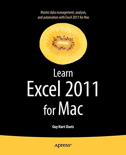 Learn Excel 2011 For Mac 1st Edition Guy Hartdavis