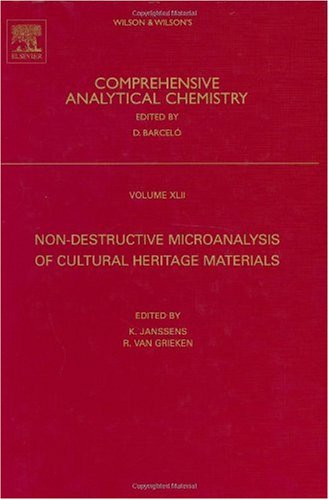 Nondestructive Micro Analysis Of Cultural Heritage Materials Volume 42 Comprehensive Analytical Chemistry 1st Edition K Janssens