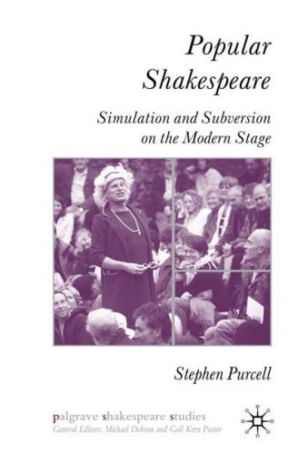 Popular Shakespeare Simulation And Subversion On The Modern Stage Stephen Purcell
