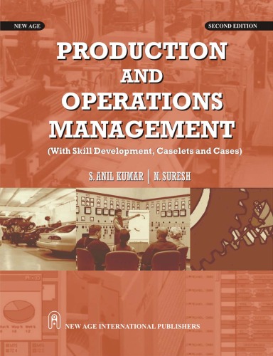 Production And Operations Management S Anil Kumar N Suresh