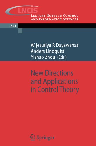 New Directions And Applications In Control Theory 1st Edition Wijesuriya P Dayawansa