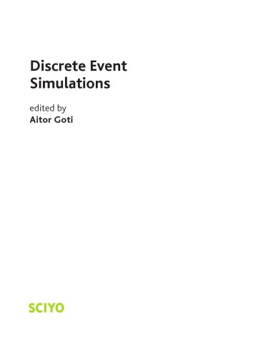 Discrete Event Simulations Aitor Goti Ed