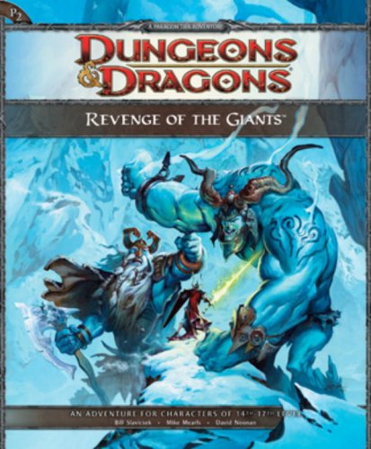 Revenge Of The Giants A 4th Edition Dd Super Adventure Dd Adventure Harpstr Wizards Rpg Team