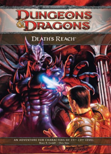 Deaths Reach Adventure E1 For 4th Edition Dd Dd Adventure Dungeons Dragons Bruce R Cordell