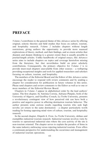 Advances In Culture Tourism And Hospitality Research Vol2 Arch G Woodside