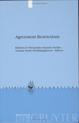 Agreement Restrictions 1st Edition Dalessandro Roberta