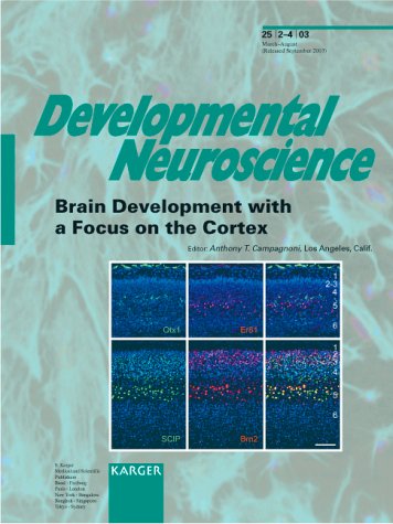 Brain Development With A Focus On The Cortex Developmental Neuroscience Vol 25 Issue 24 1st Edition Anthony T Campagnoni