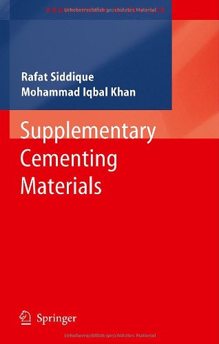 Supplementary Cementing Materials 1st Edition Rafat Siddique