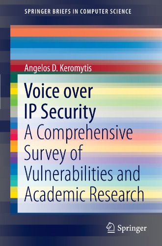 Voice Over Ip Security A Comprehensive Survey Of Vulnerabilities And Academic Research 1st Edition Angelos D Keromytis Auth