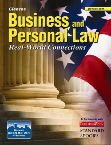 Business and Personal Law 1st edition by McGraw Hill ISBN 0078743699 978-0078743696