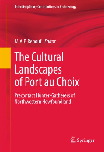 The Cultural Landscapes Of Port Au Choix Precontact Huntergatherers Of Northwestern Newfoundland 1st Edition M A P Renouf Auth