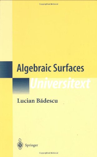 Algebraic Surfaces 1st Edition Lucian Bdescu