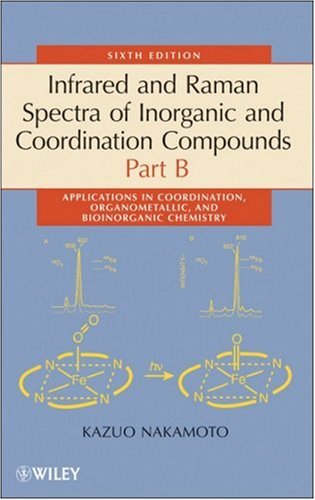 Infrared And Raman Spectra Of Inorganic And Coordination Compounds Part B Applications In Coordination Organometallic And Bioinorganic Chemistry 6th Edition Kazuo Nakamoto
