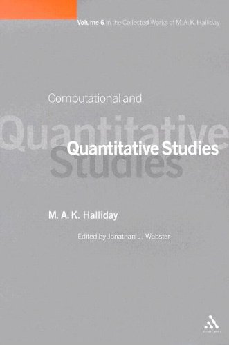 Computational And Quantitative Studies Collected Works M A K Halliday M Ak Halliday