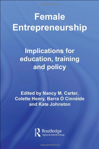 Female Entrepreneurship Routledge Advances In Management And Business Studies 1st Edition N Carter