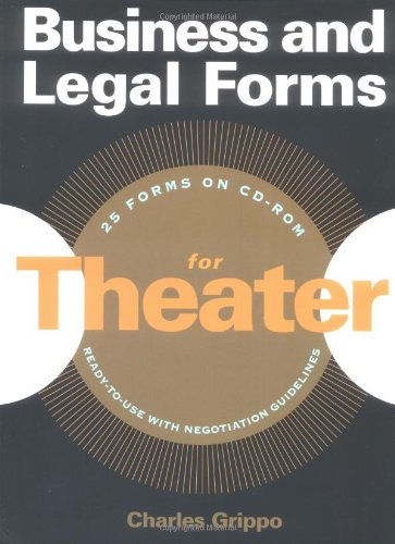 Business And Legal Forms For Theater Charles Grippo