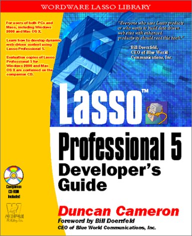 Lasso Professional 5 Developers Guide Duncan Cameron