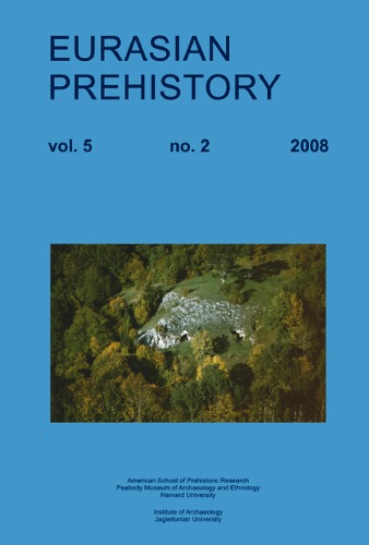 Eurasian Preshistory 52 2007 Dating The Middle To Upper Palaeolithic Boundary Across Eurasia Ofer Baryosef