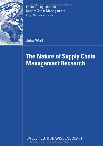 The Nature Of Supply Chain Management Research Julia Wolf