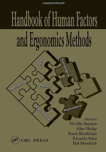 Handbook Of Human Factors And Ergonomics Methods 1st Edition Neville Anthony Stanton