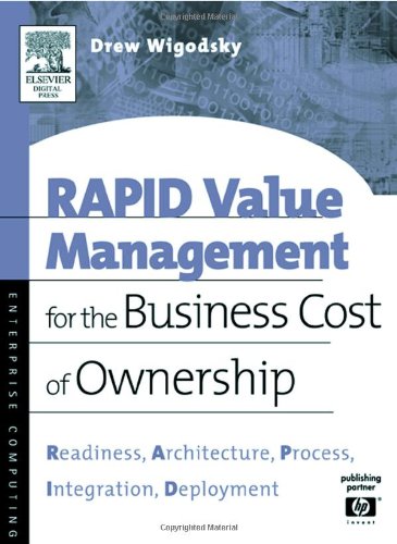 Rapid Value Management For The Business Cost Of Ownership Readiness Architecture Process Integration Deployment Hp Technologies 1st Edition Andrew S Wigosky