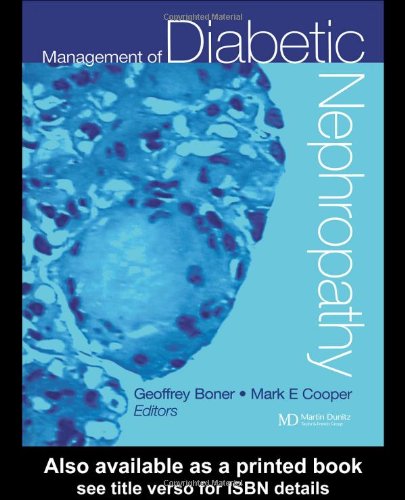 Management Of Diabetic Nephropathy 1st Edition Geoffrey Boner