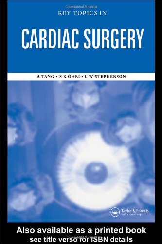 Key Topics In Cardiac Surgery Key Topics Series 1st Edition Sunil K Ohri