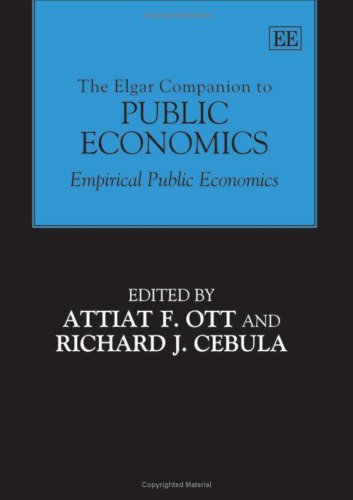 Elgar Companion To Public Economics Empirical Public Economics Elgar Original Reference Attiat F Ott